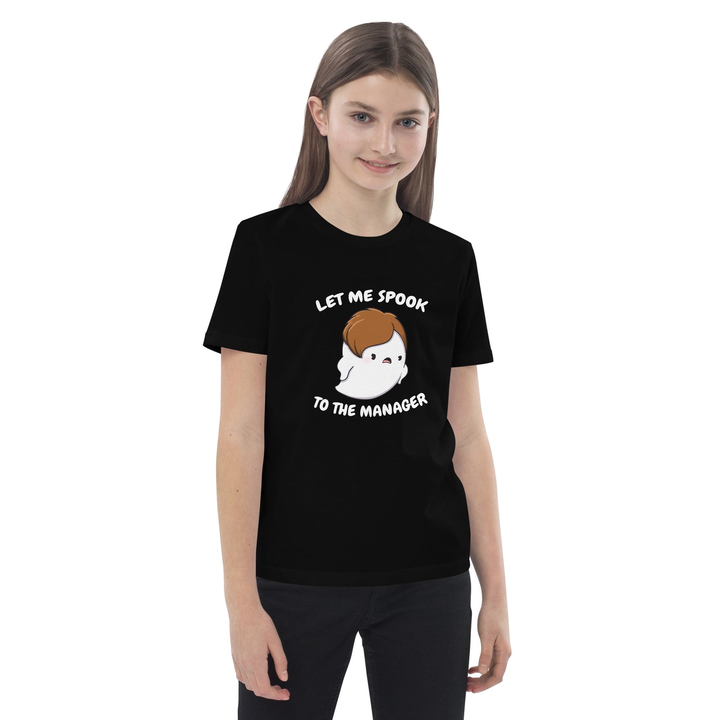 Let me spook to the manager - Organic cotton kids t-shirt