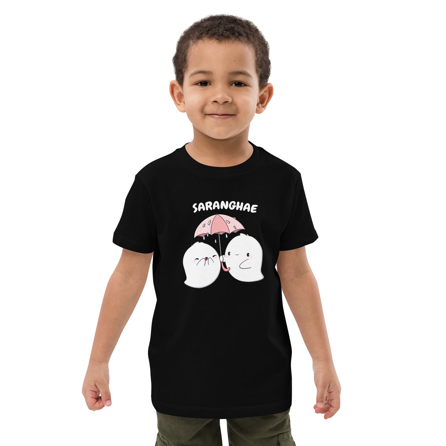 Organic cotton kids t-shirt - Saranghae