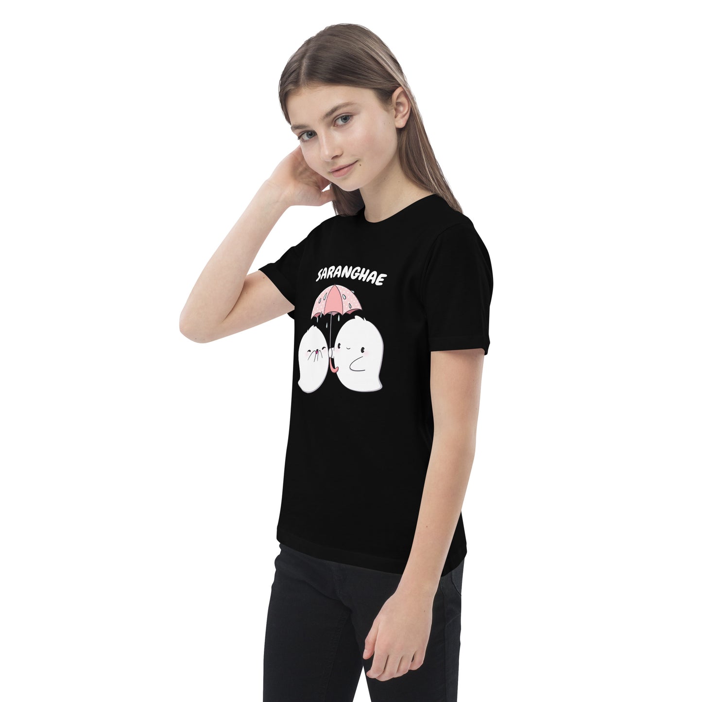 Organic cotton kids t-shirt - Saranghae