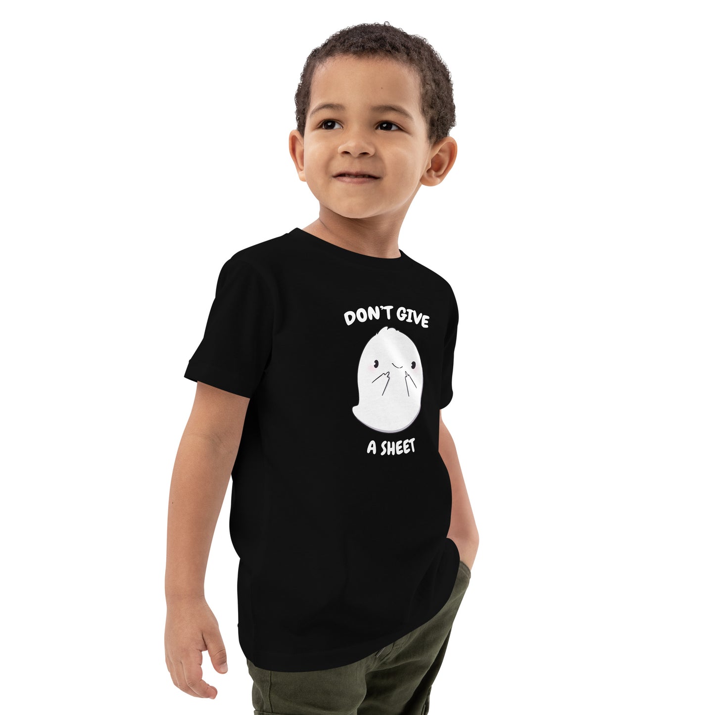 Organic cotton kids t-shirt - Don't Give A Sheet