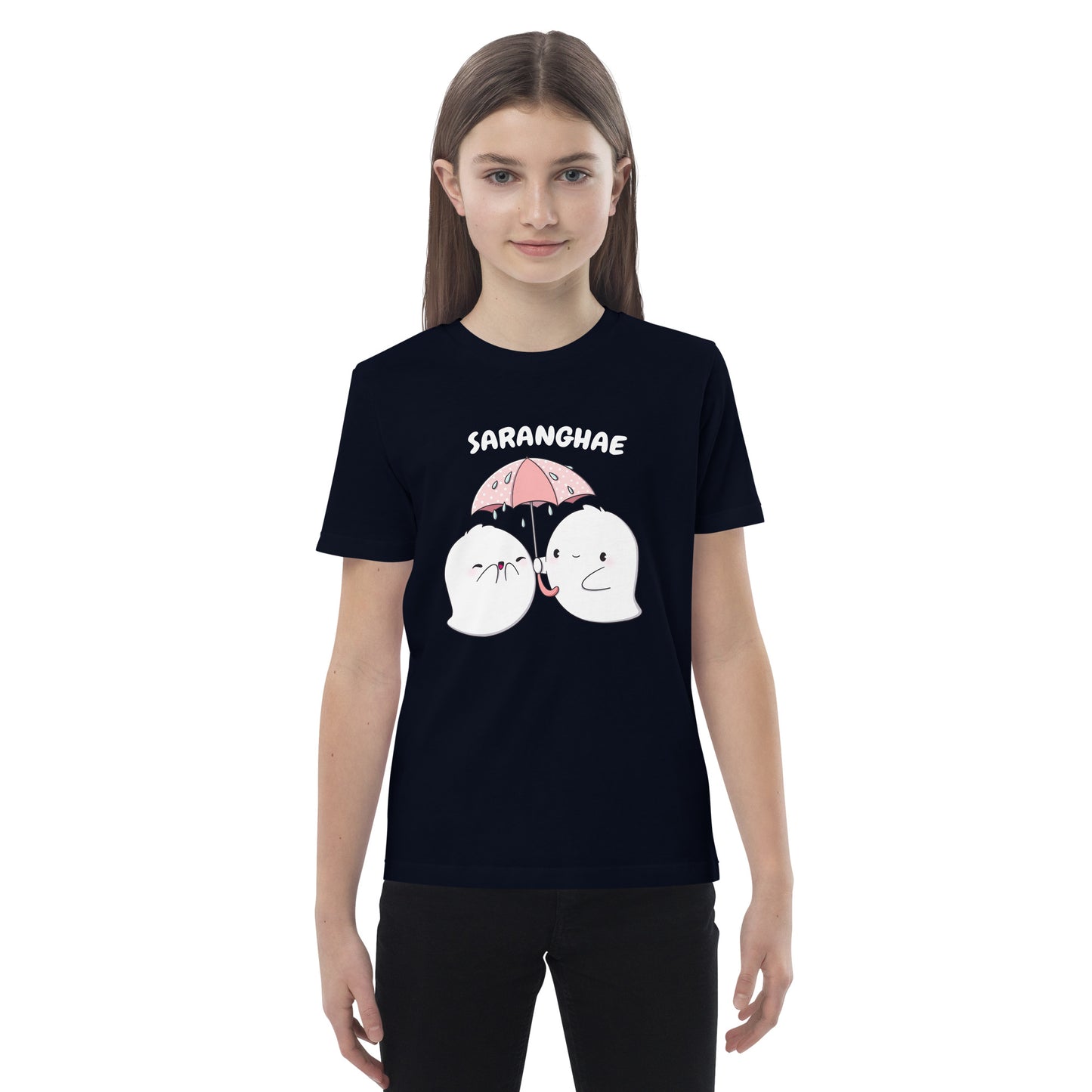 Organic cotton kids t-shirt - Saranghae