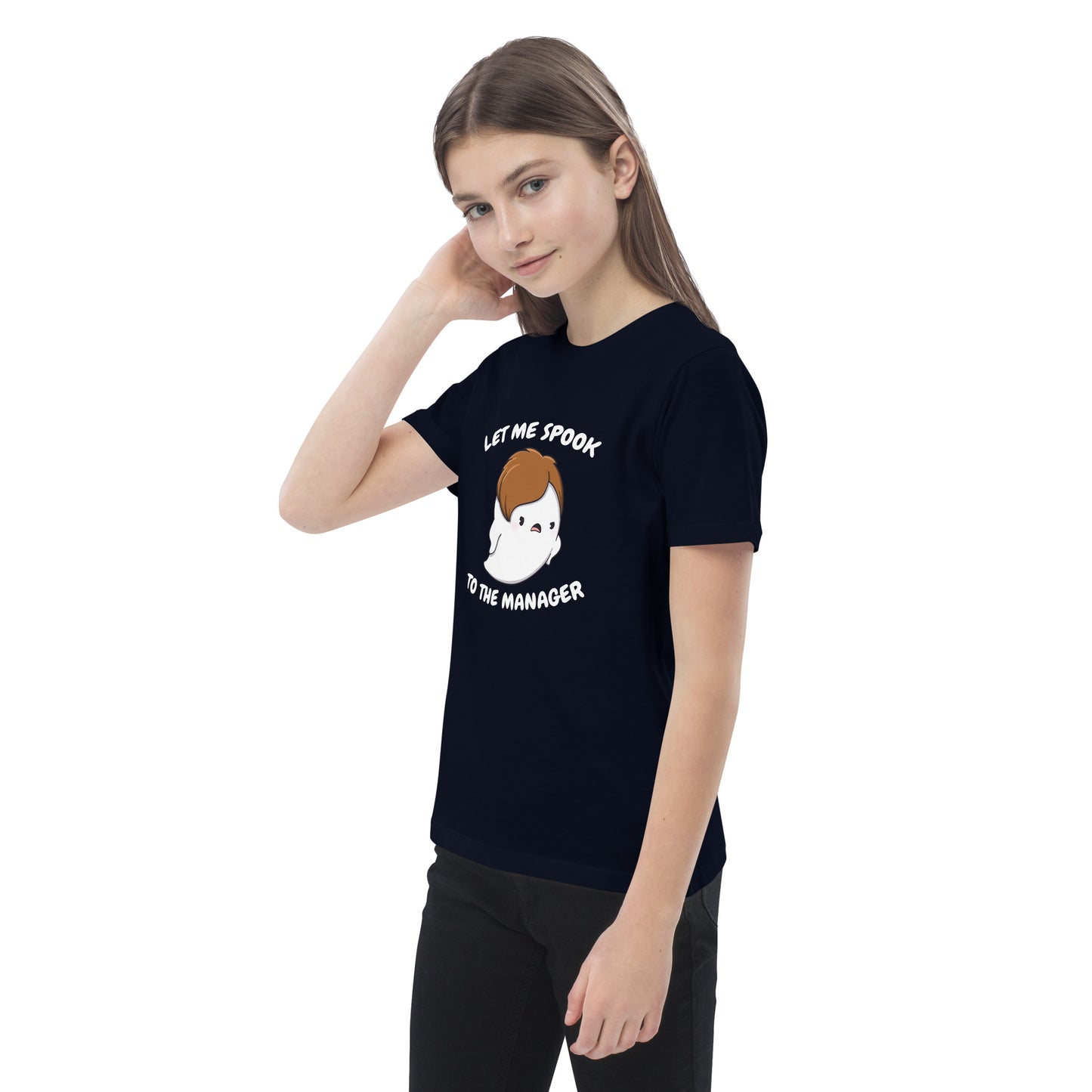 Let me spook to the manager - Organic cotton kids t-shirt
