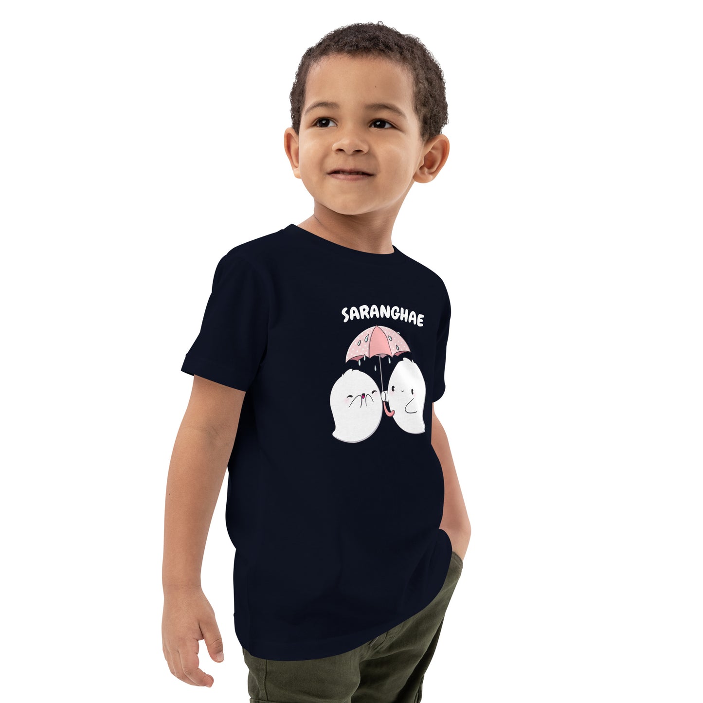 Organic cotton kids t-shirt - Saranghae