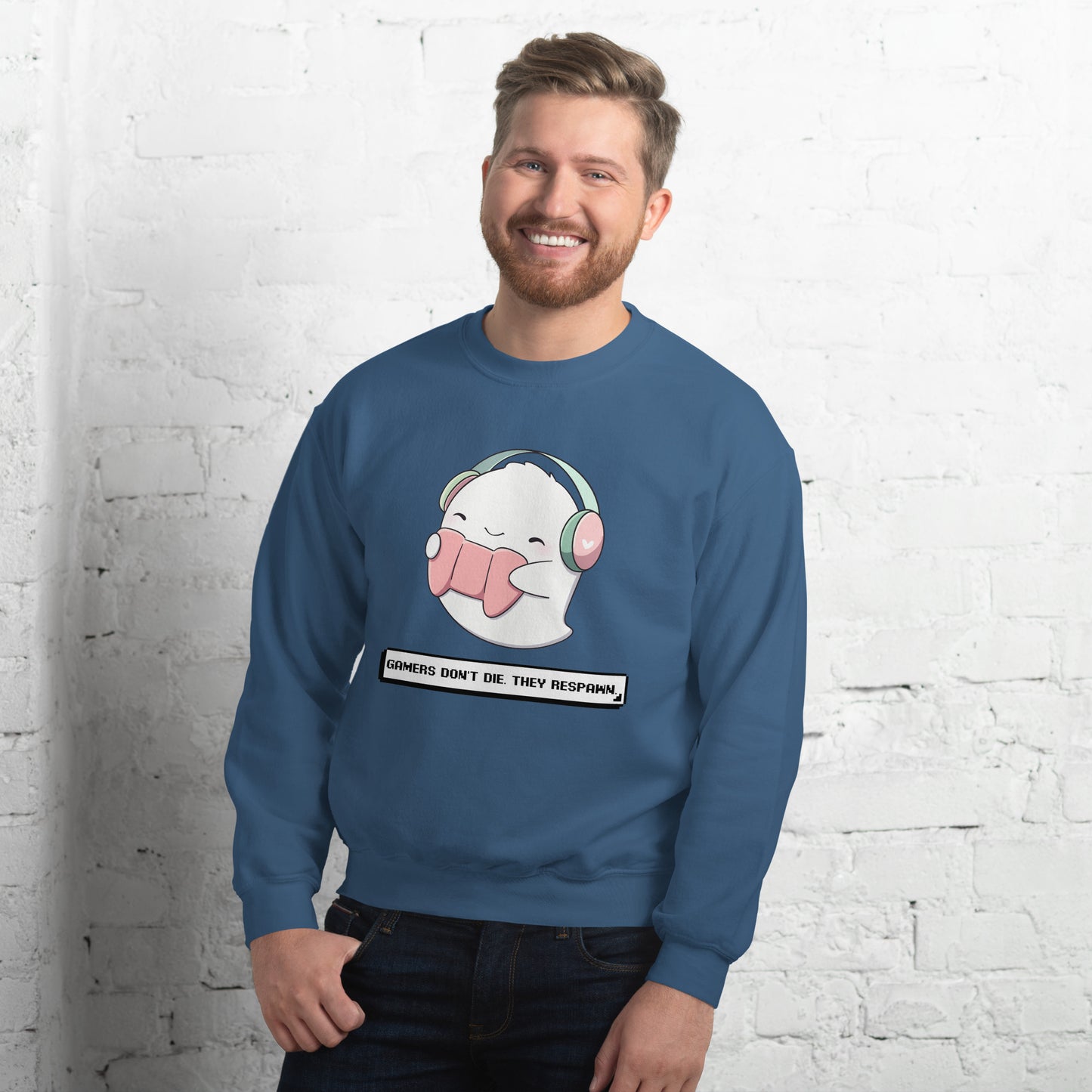 Unisex Sweatshirt - Gamers Don't Die They Respawn