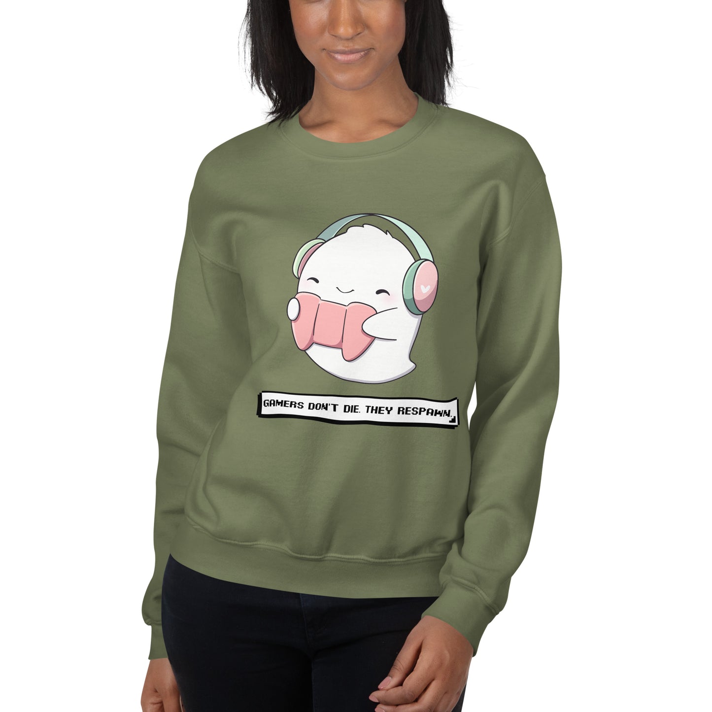 Unisex Sweatshirt - Gamers Don't Die They Respawn