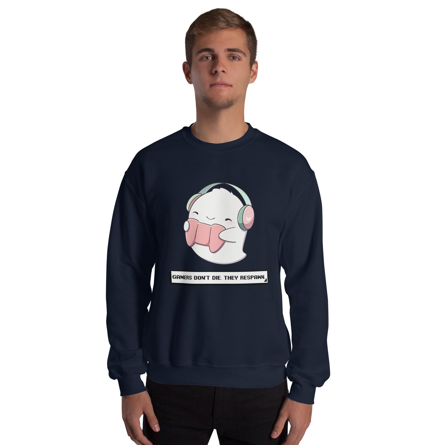 Unisex Sweatshirt - Gamers Don't Die They Respawn