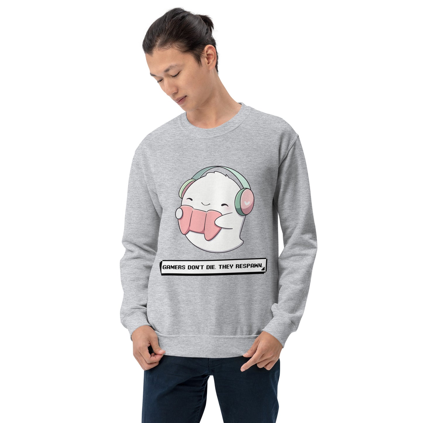 Unisex Sweatshirt - Gamers Don't Die They Respawn