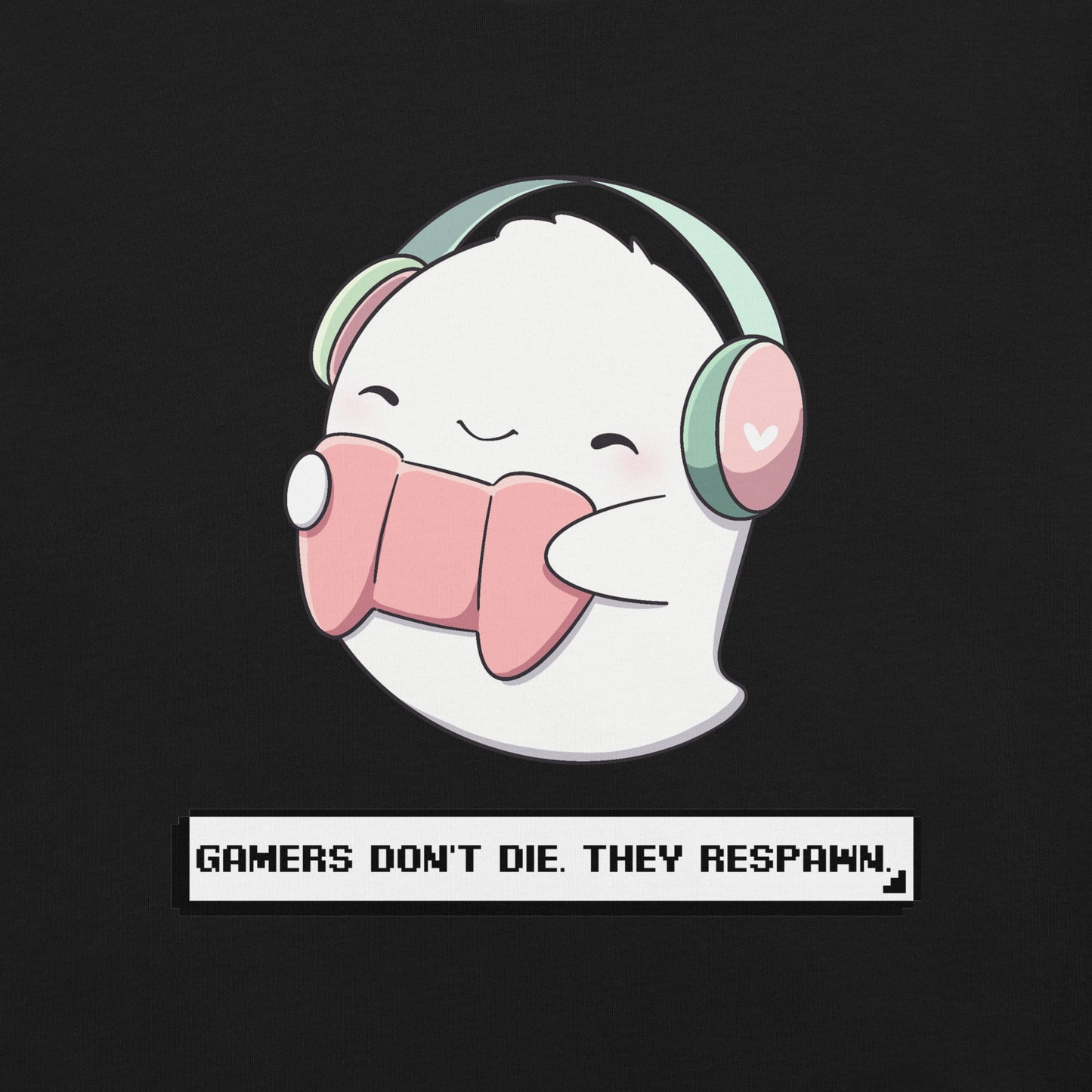 Unisex t-shirt - Gamers Don't Die They Respawn