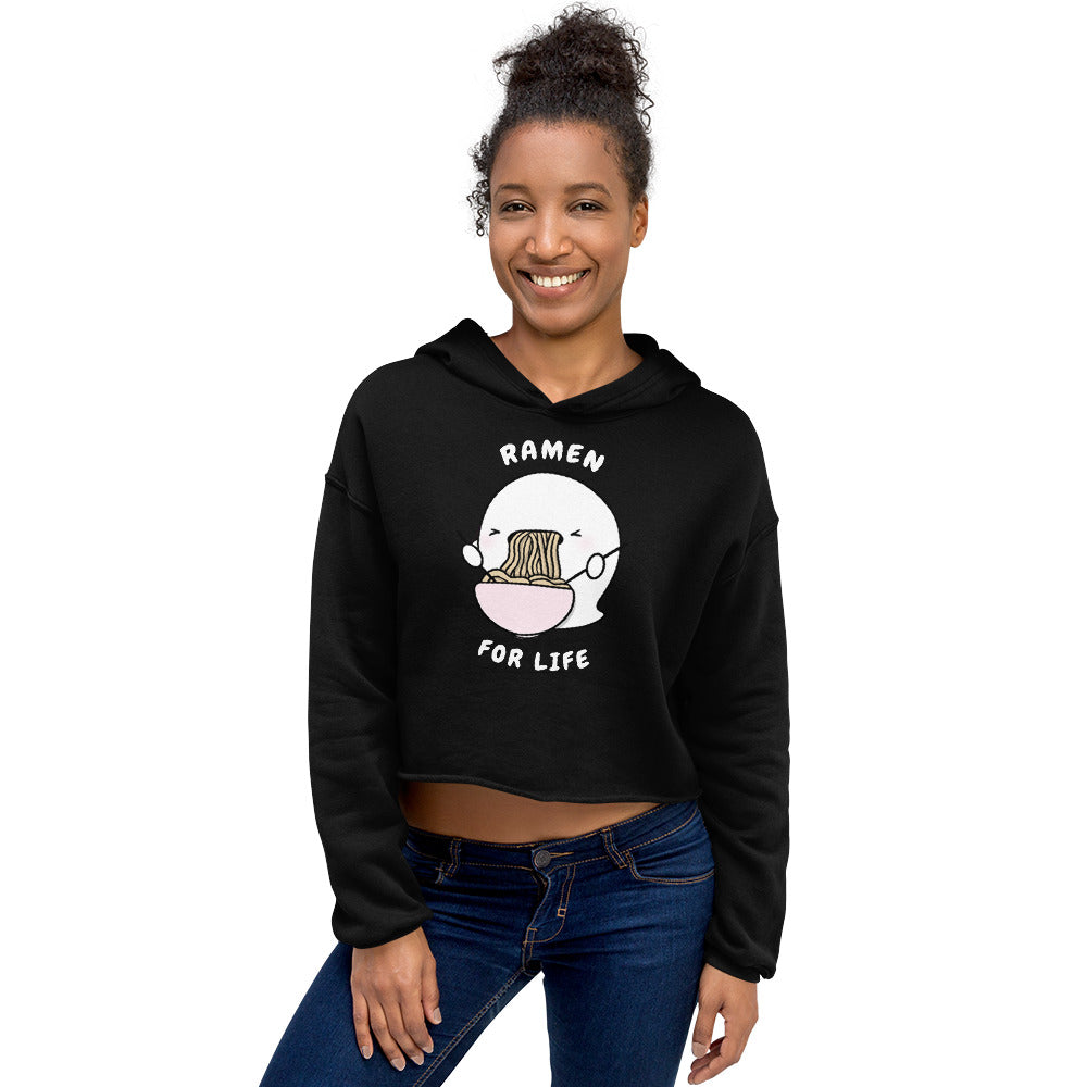 Ramen for life - Cropped Hoodie