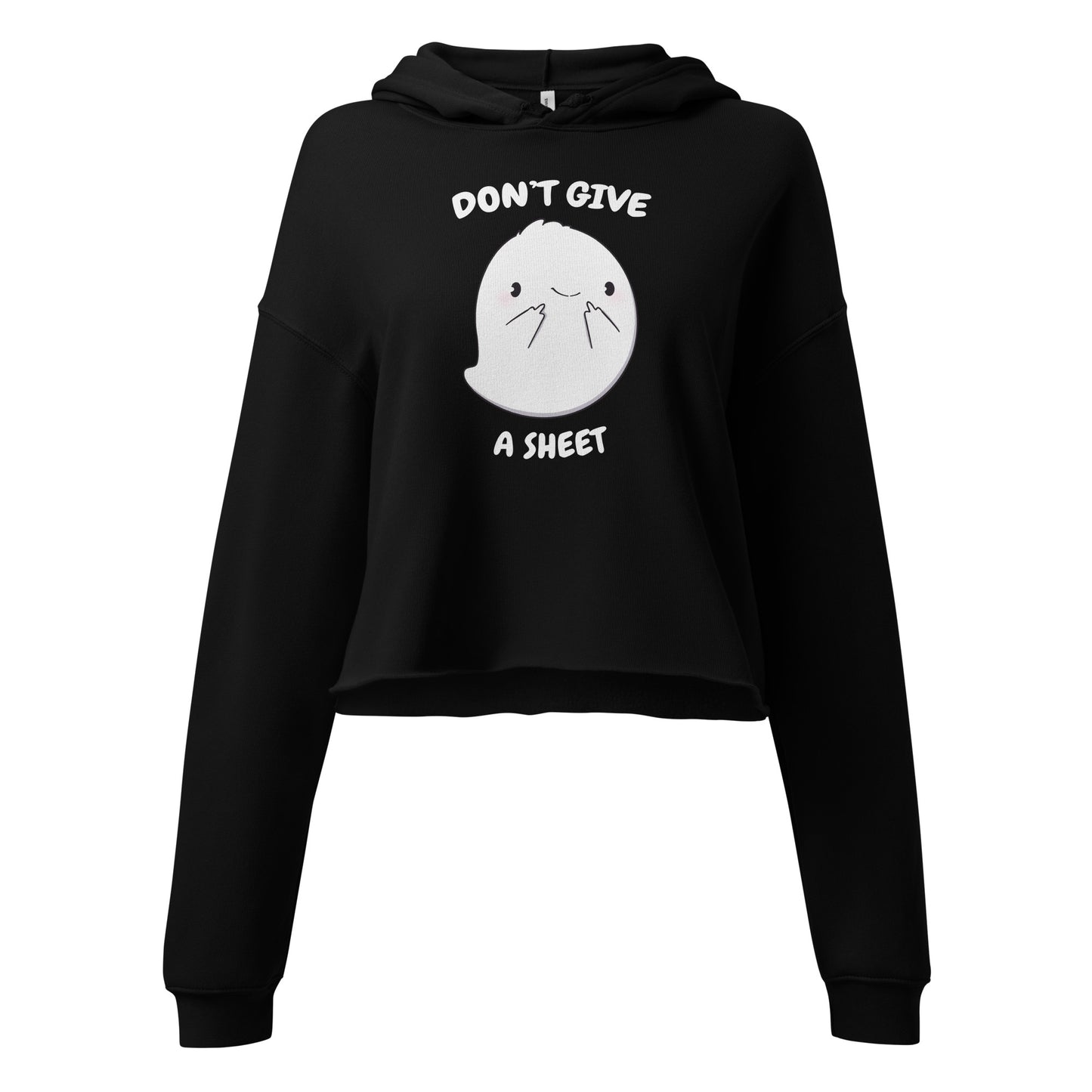 Crop Hoodie - Don't Give A Sheet