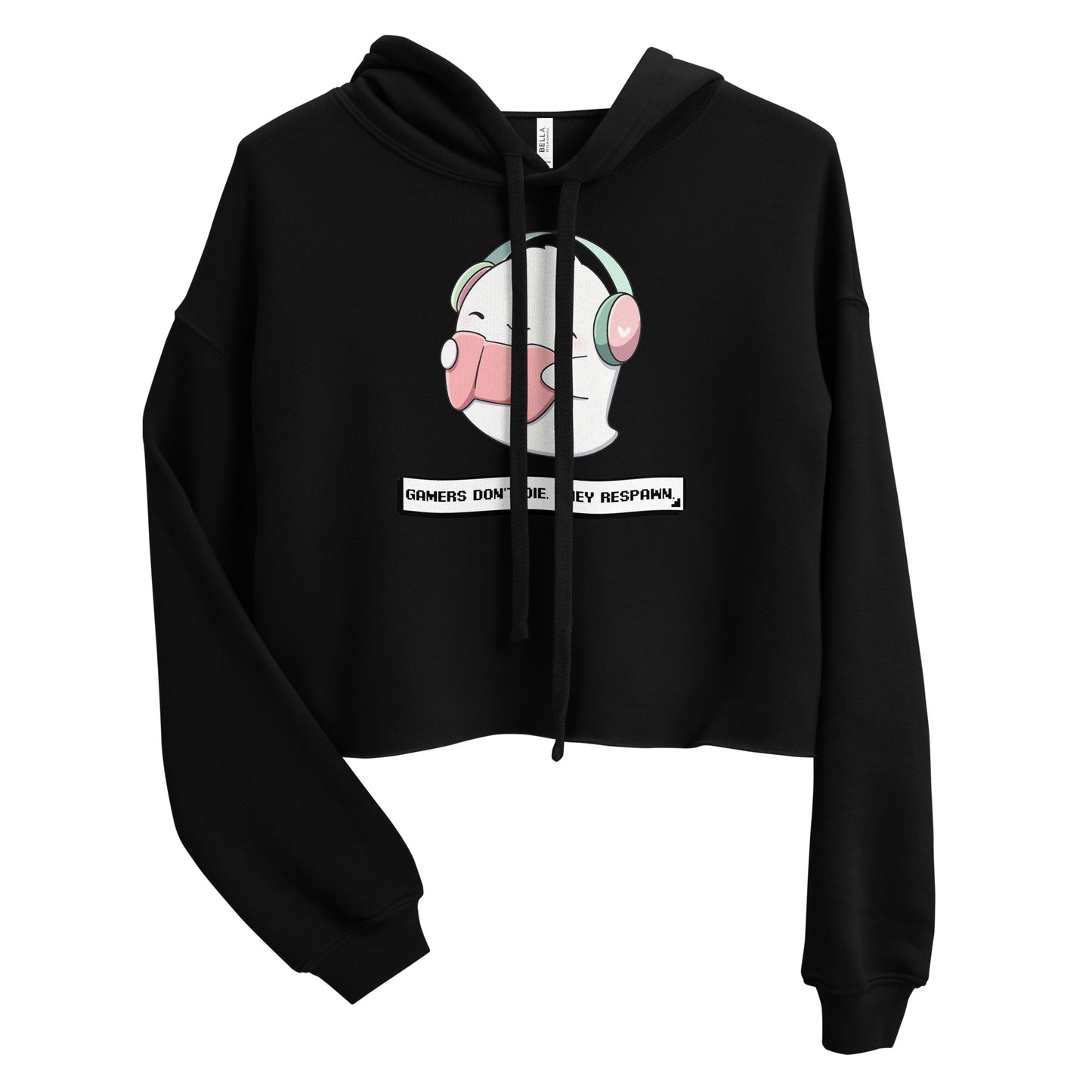 Crop Hoodie -  Gamers Don't Die They Respawn