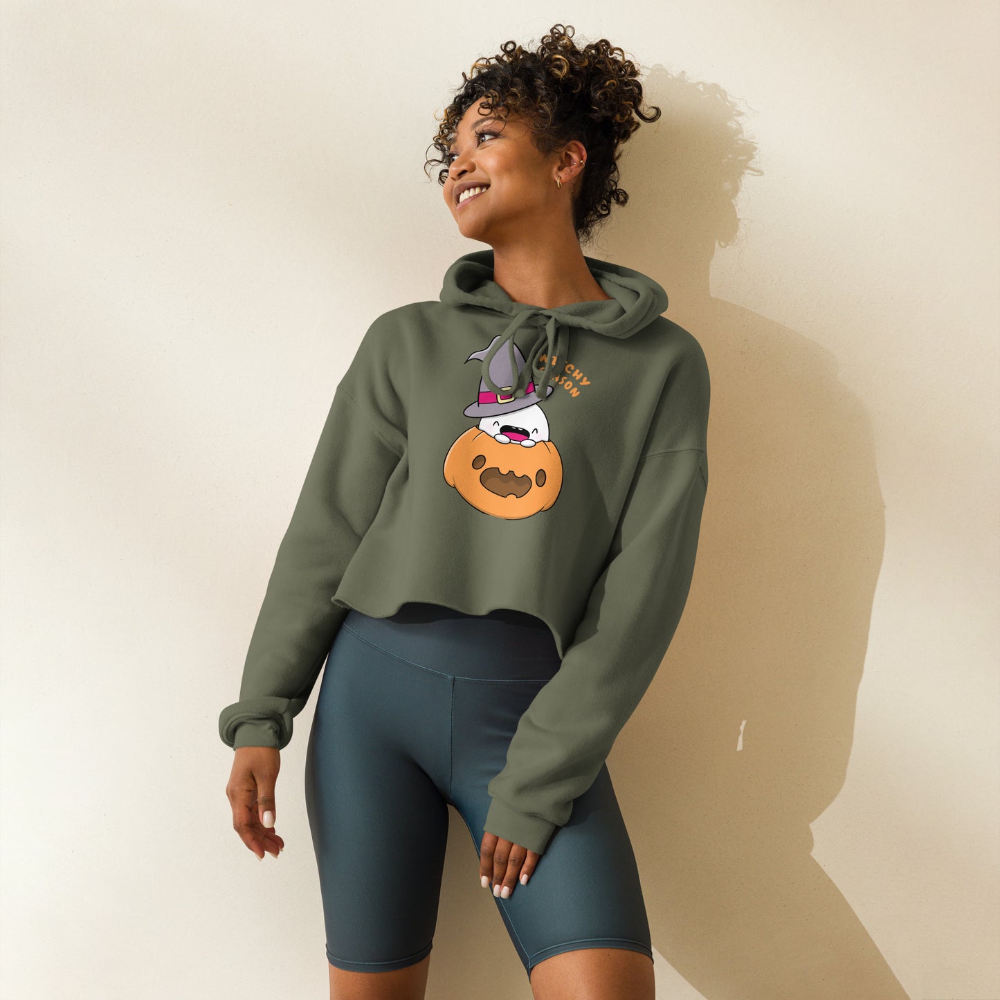 Witchy season - Cropped Hoodie