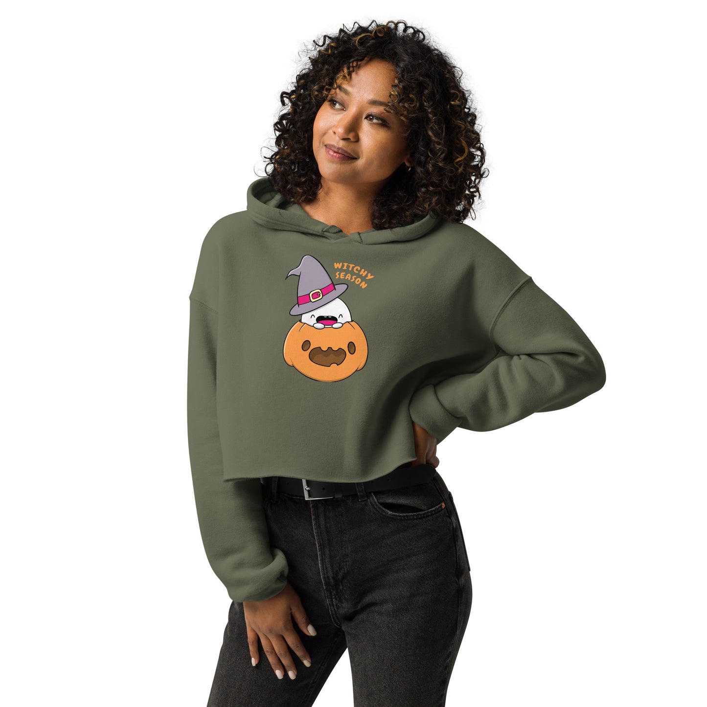 Witchy season - Cropped Hoodie