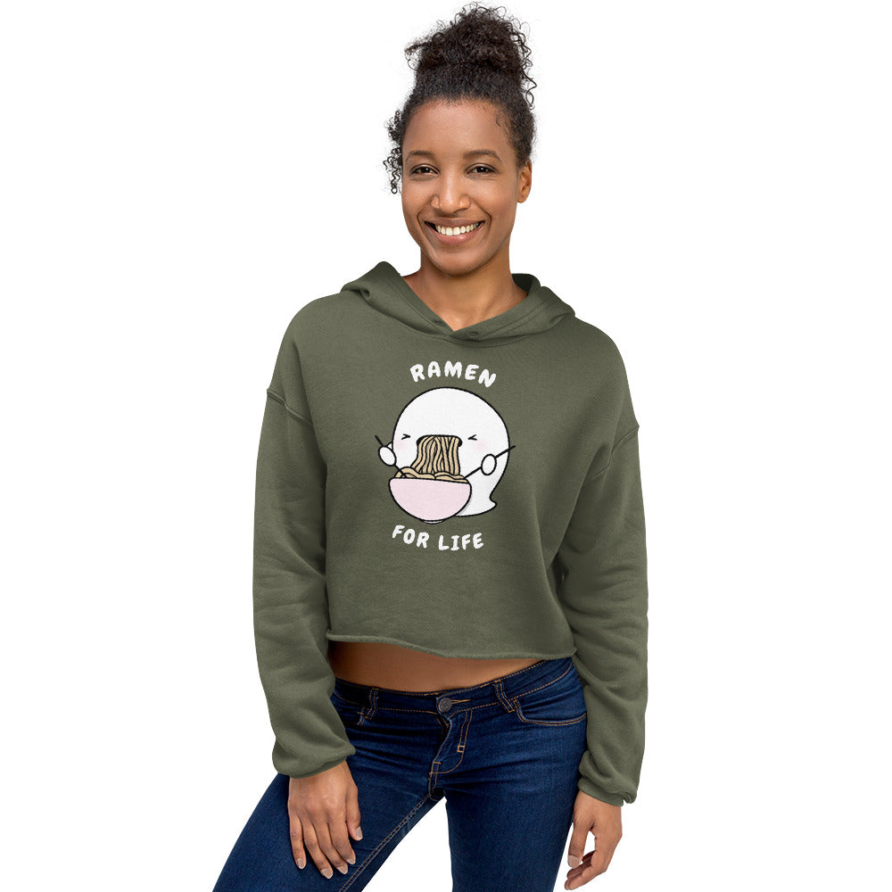 Ramen for life - Cropped Hoodie