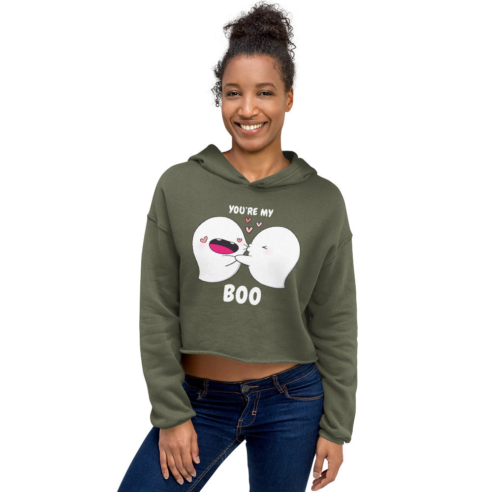 You're my boo - Cropped Hoodie