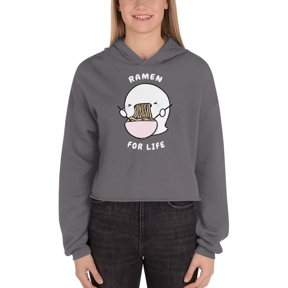 Ramen for life - Cropped Hoodie