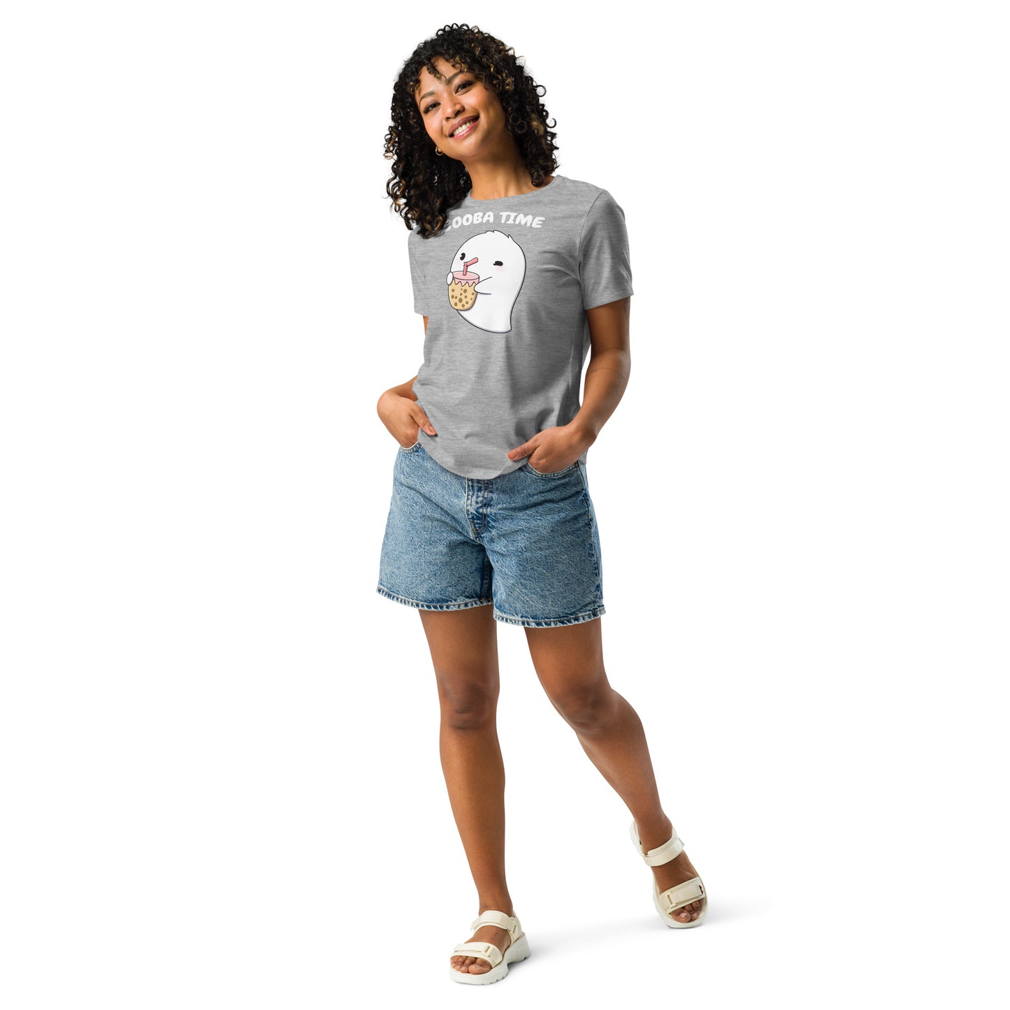 Women's Relaxed T-Shirt - Booba :Time