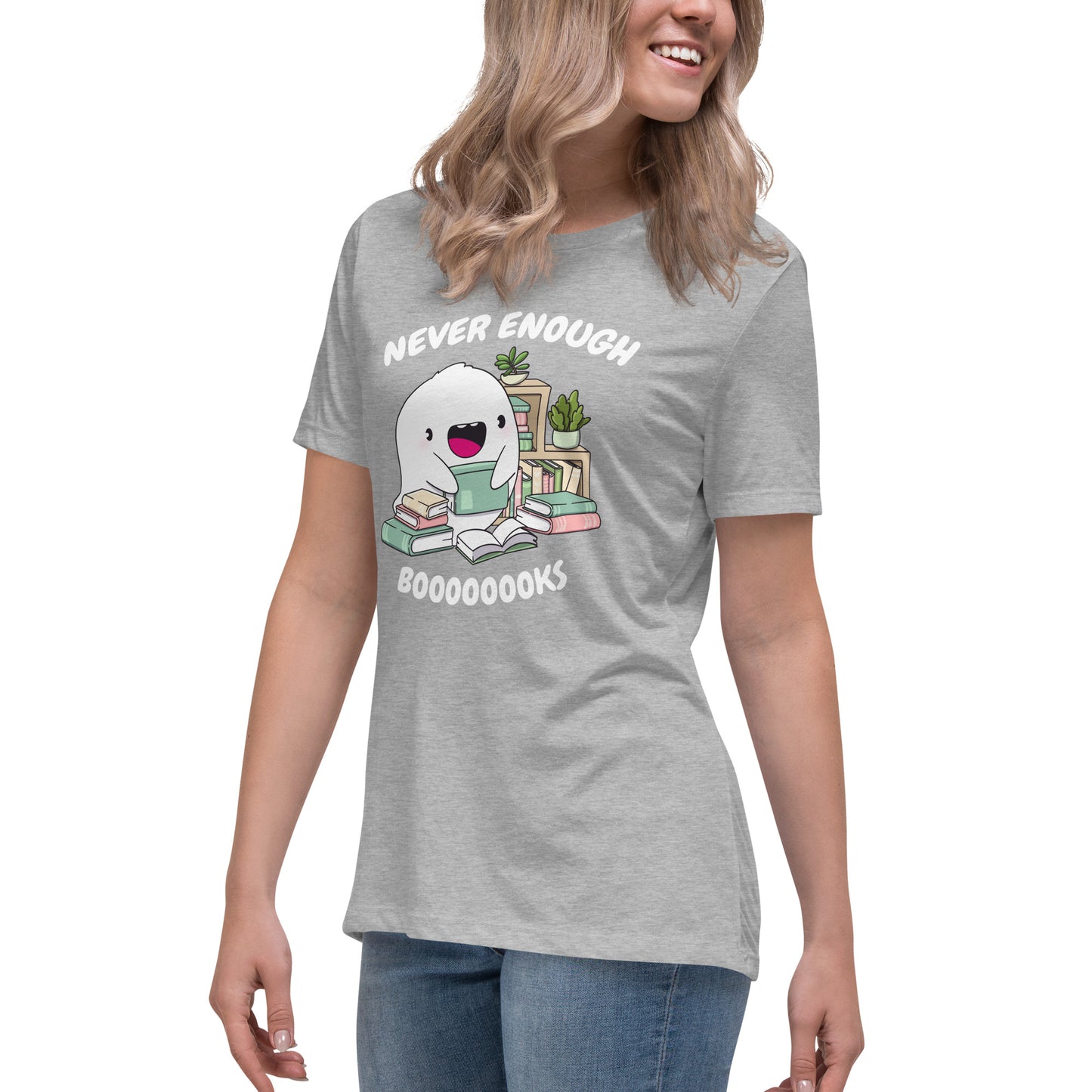 Women's Relaxed T-Shirt - Never Enough Books