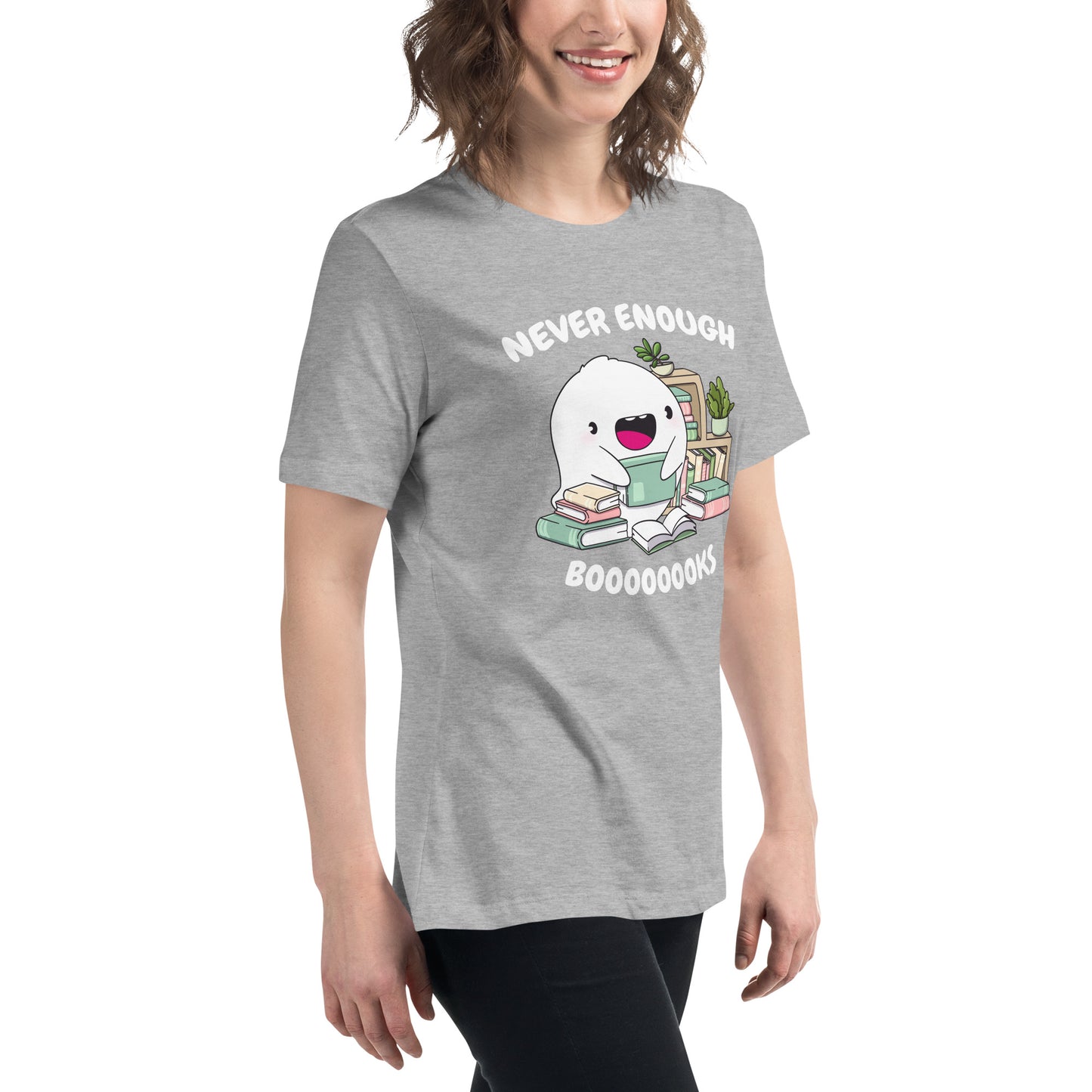 Women's Relaxed T-Shirt - Never Enough Books