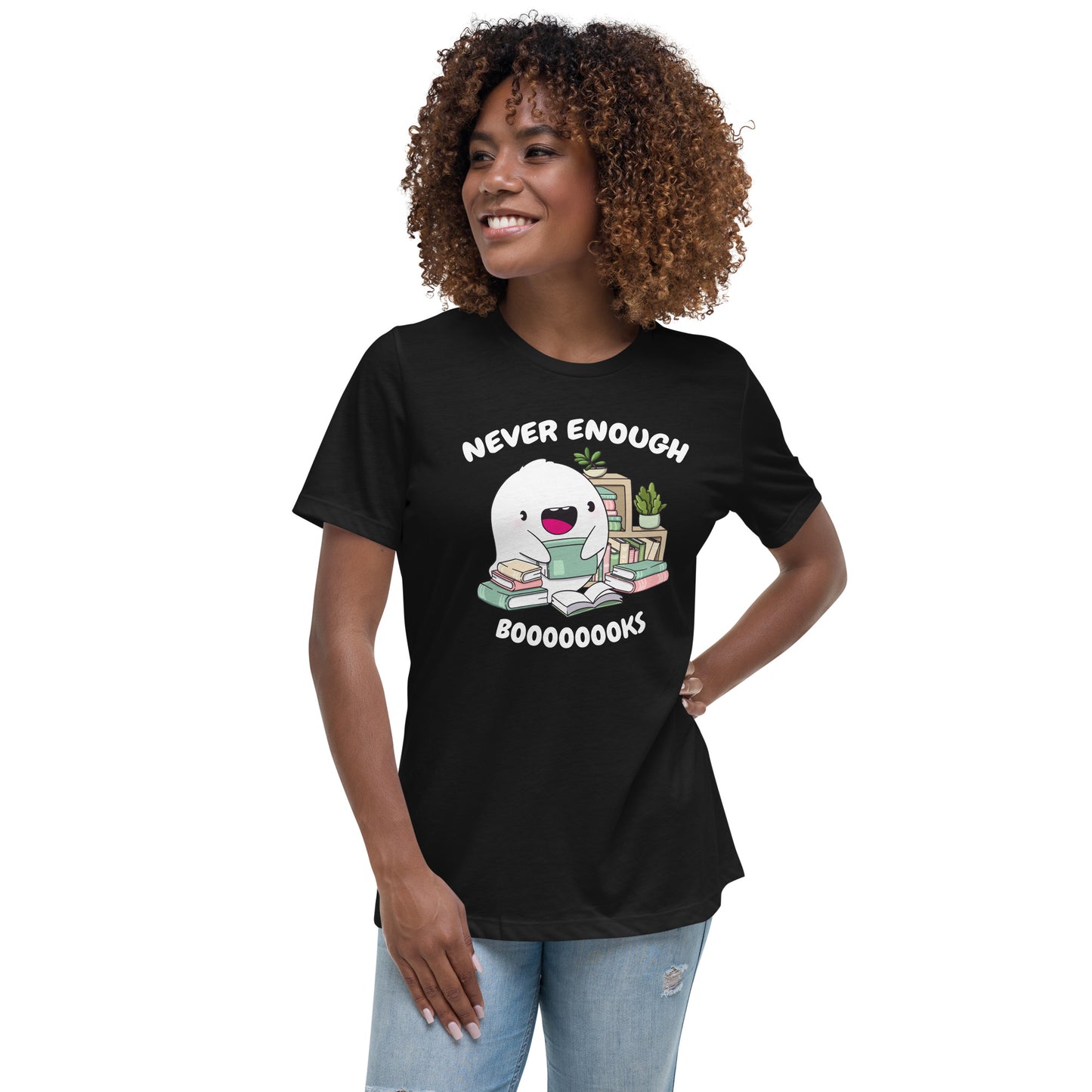 Women's Relaxed T-Shirt - Never Enough Books