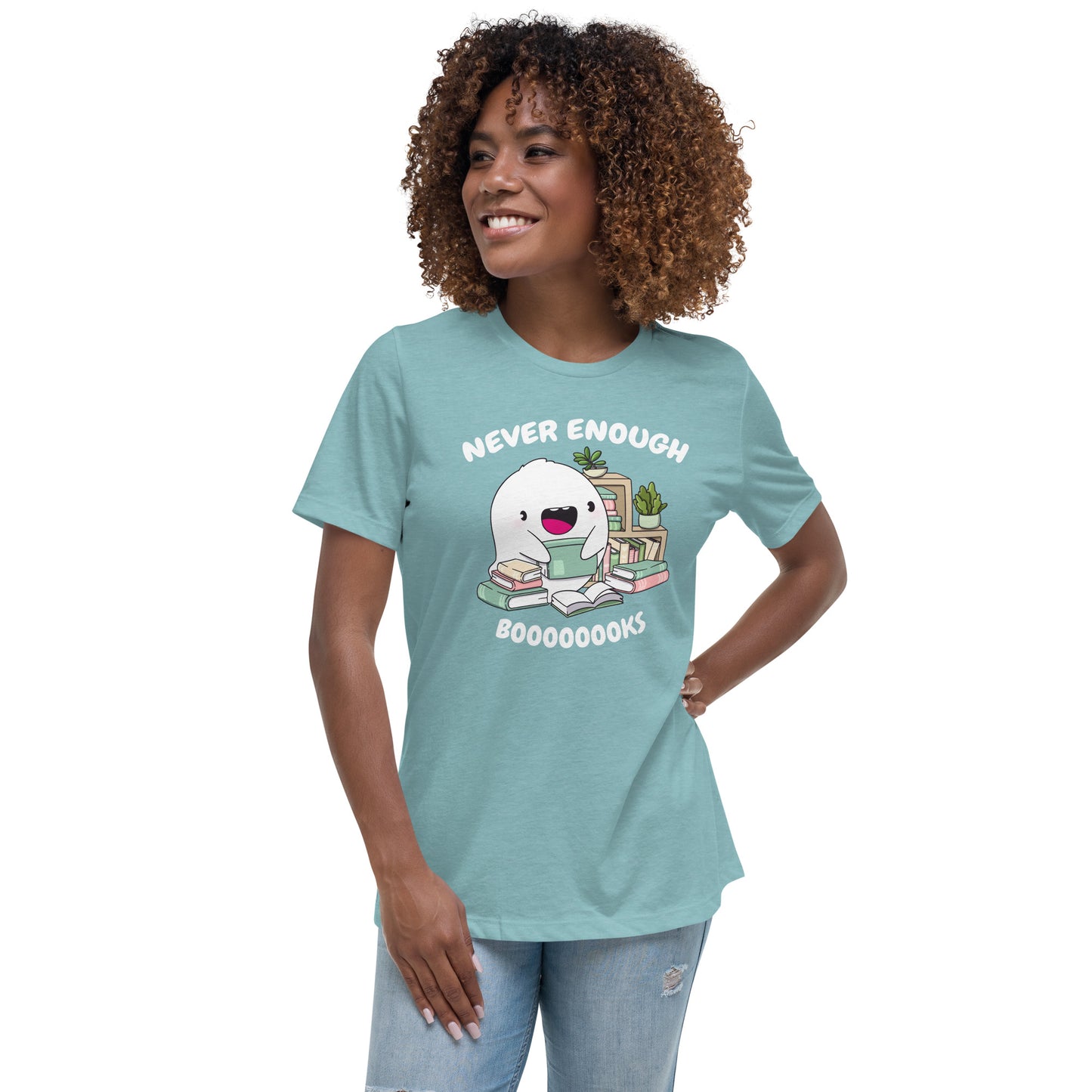 Women's Relaxed T-Shirt - Never Enough Books