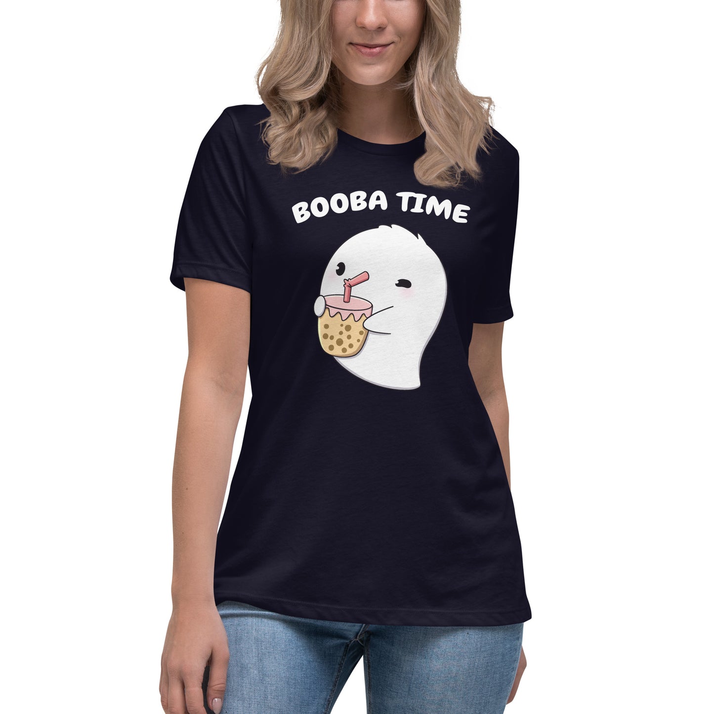 Women's Relaxed T-Shirt - Booba :Time