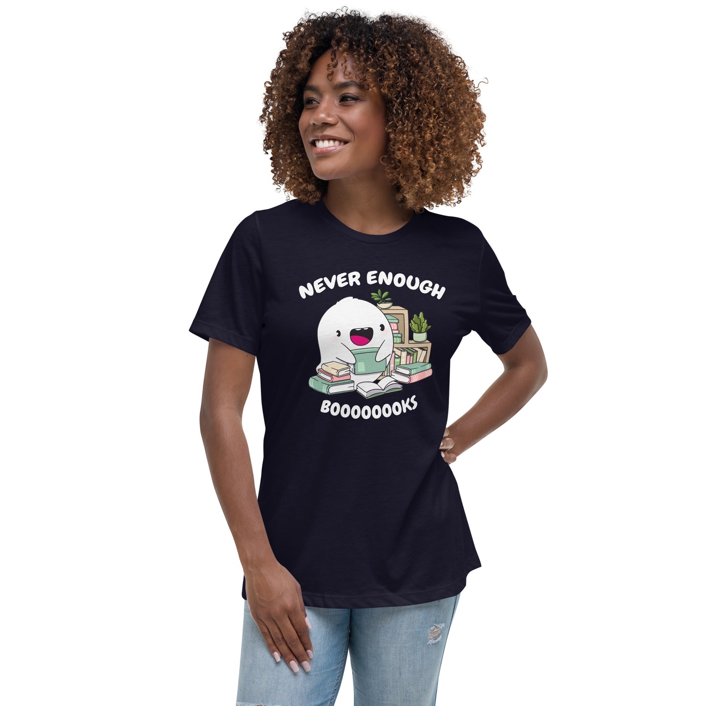 Women's Relaxed T-Shirt - Never Enough Books