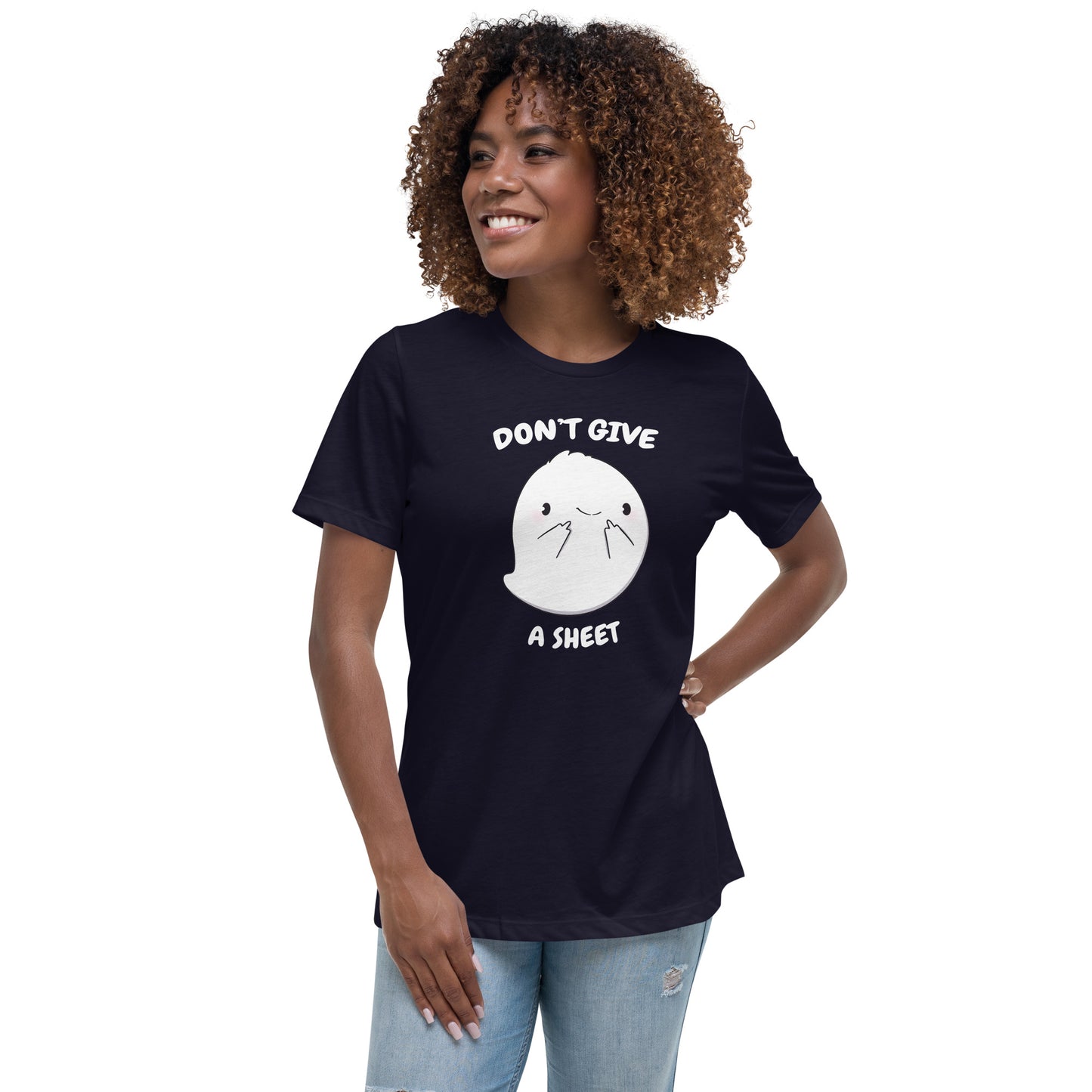 Women's Relaxed T-Shirt - Don't Give A Sheet