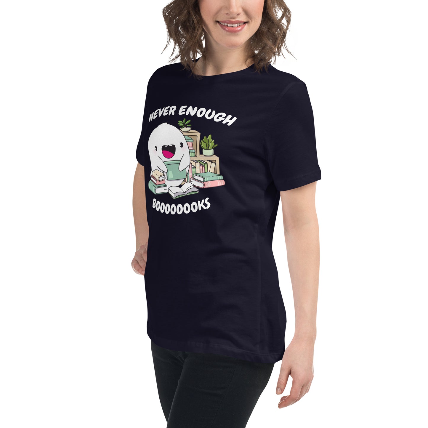 Women's Relaxed T-Shirt - Never Enough Books