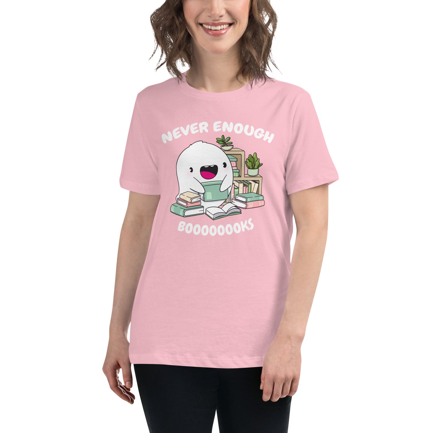 Women's Relaxed T-Shirt - Never Enough Books