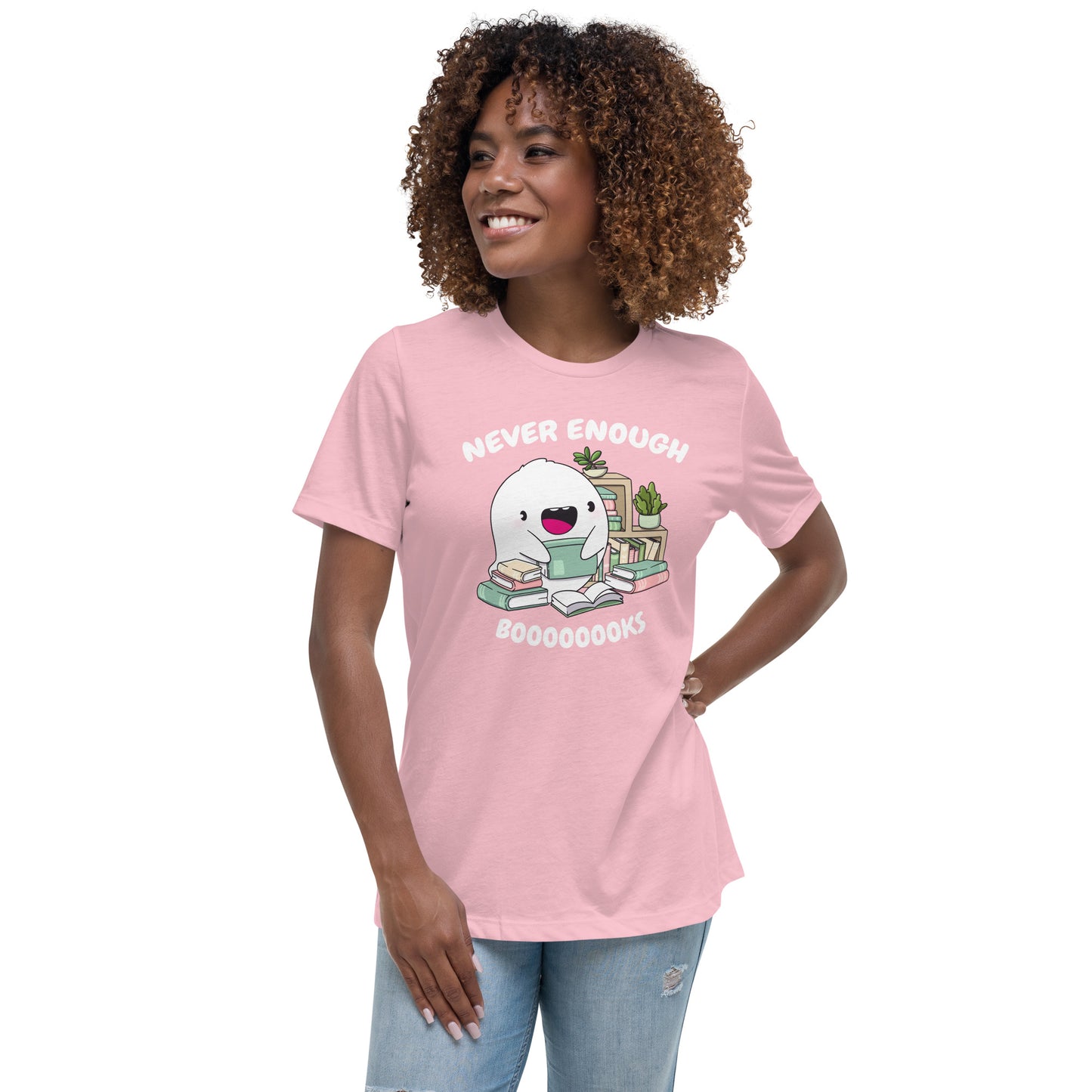 Women's Relaxed T-Shirt - Never Enough Books